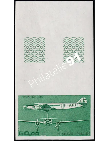 Timbre de France PA n° 60a, Trimoteur Dewoitine 338, timbre France