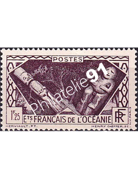 Océanie, n° 108 neuf, collection timbres des colonies françaises
