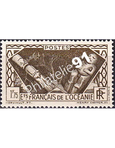 Océanie, n° 113 neuf, collection timbres des colonies françaises