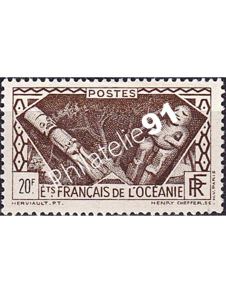 Océanie, n° 120 charnière, collection timbres des colonies françaises