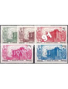 Océanie, n° 130 à 134 charnière, collection timbres des colonies françaises