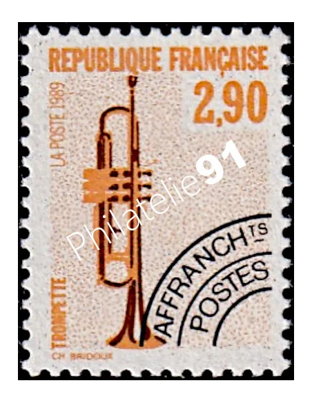Préoblitéré n° 204A - collection Variété de France.