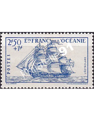 Océanie, n° 137 neuf, collection timbres des colonies françaises
