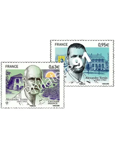 Timbres de France n° 4798 et 4799 - Alexandre Yersin