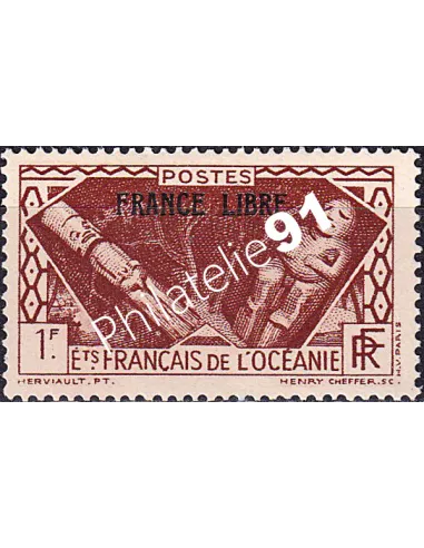 Océanie, n° 144 neuf, collection timbres des colonies françaises