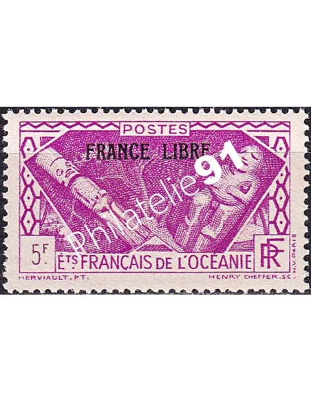 Océanie, n° 147 neuf, collection timbres des colonies françaises