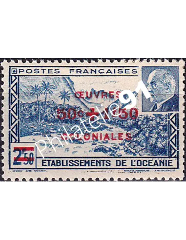 Océanie, n° 169 neuf, collection timbres des colonies françaises