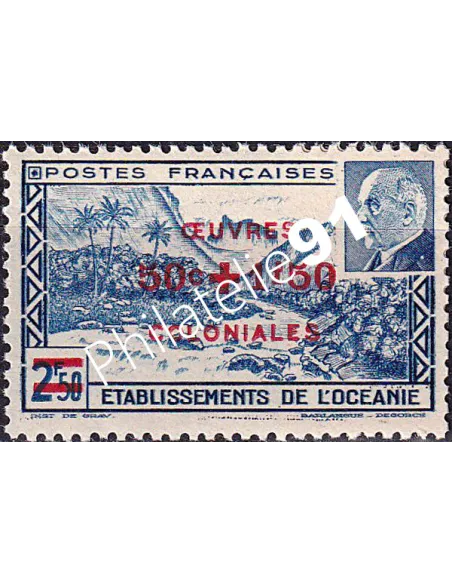 Océanie, n° 169 neuf, collection timbres des colonies françaises
