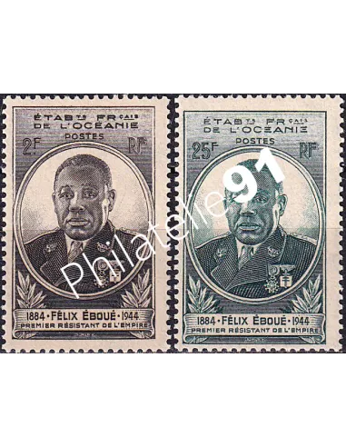 Océanie, n° 180 à 181 charnière, collection timbres des colonies françaises