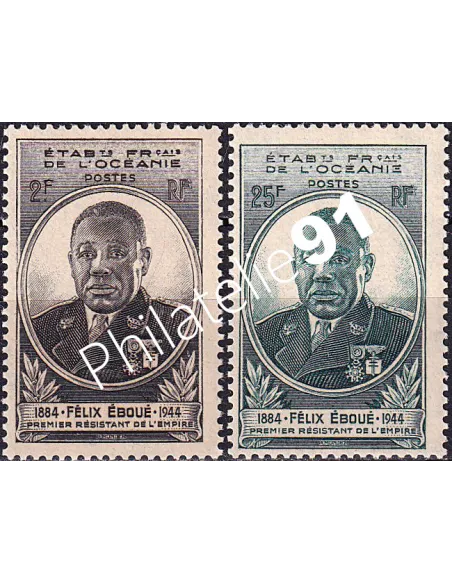 Océanie, n° 180 à 181 charnière, collection timbres des colonies françaises