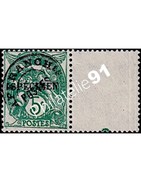 Cours Instruction,Préoblitéré n° 41-CI 1, type Blanc, Collection Timbres France