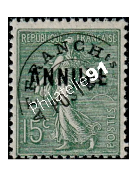 Cours Instruction, Préoblitéré n° 45-CI 1, Semeuse, Timbres France