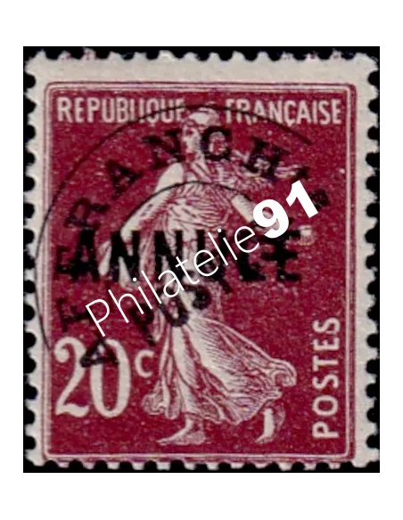 Cours Instruction, Préoblitéré n° 54-CI 1, Semeuse, Timbres France