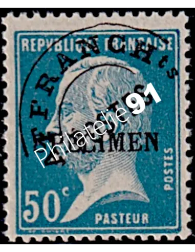 Cours Instruction,Préoblitéré n° 68-CI 1, type Pasteur, Timbres France