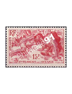 Océanie, n° 198 charnière, collection timbres des colonies françaises