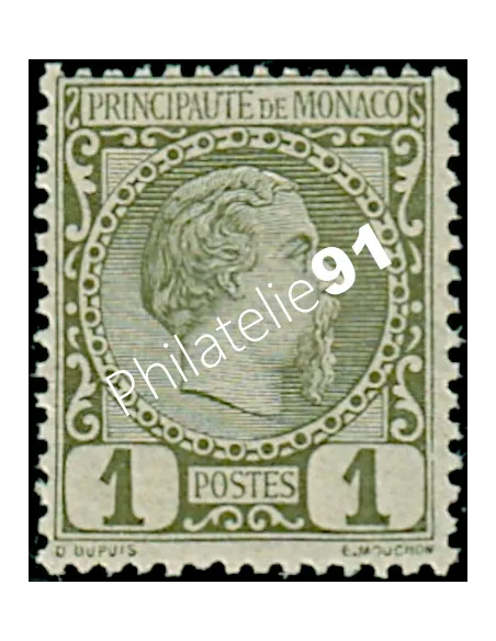Monaco, n° 1 neuf, collection timbres Monaco