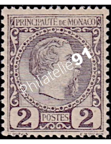 Monaco, n° 2 neuf, collection timbres de Monaco