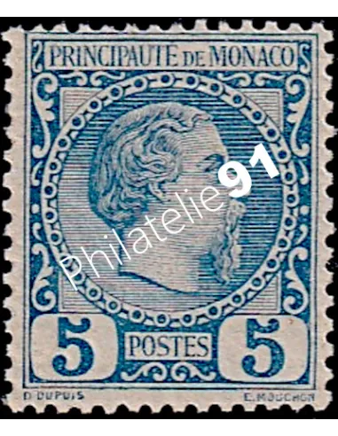 Monaco, n° 3 neuf, collection timbres de Monaco