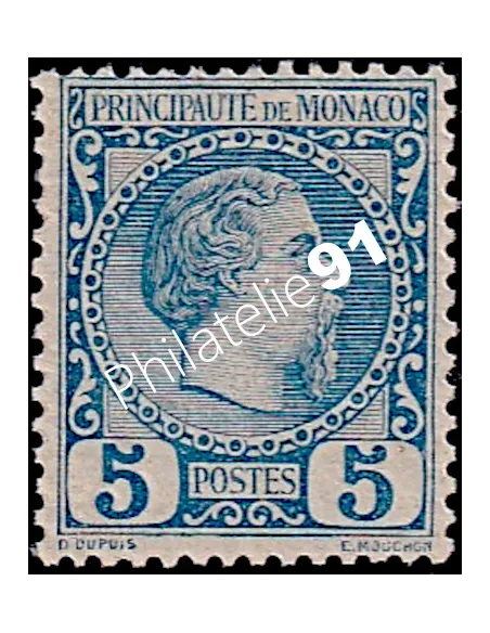 Monaco, n° 3 neuf, collection timbres de Monaco