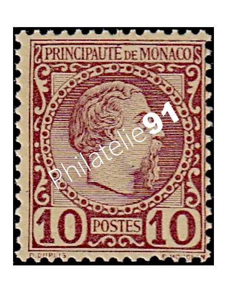 Monaco, n° 4 neuf, collection timbres de Monaco