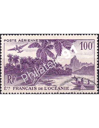 Océanie, PA n° 27 oblitéré, collection timbres des colonies françaises