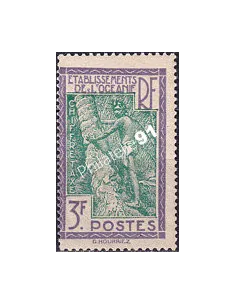 Océanie, Taxe n° 17 neuf, collection timbres des colonies françaises