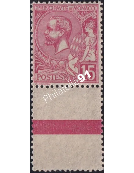 Monaco, n° 15 neuf, collection timbres de Monaco