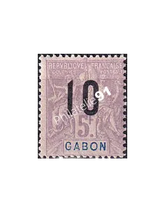 Gabon, n° 78 charnière, collection timbres Colonies