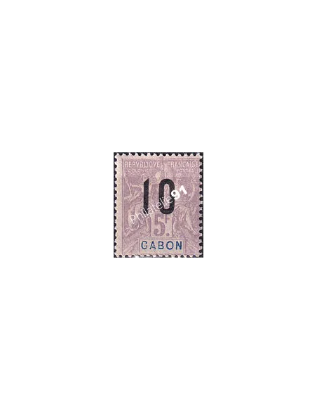 Gabon, n° 78 charnière, collection timbres Colonies