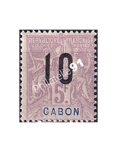 Gabon, n° 78 charnière, collection timbres Colonies
