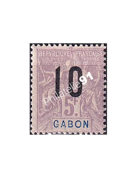 Gabon, n° 78 charnière, collection timbres Colonies