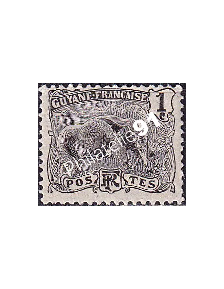 Guyane, n° 49 charnière, collection timbres colonies françaises