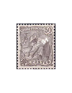 Guyane, n° 83 charnière, collection timbres colonies françaises