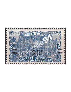 GUYANE, n° 98 charnière, collection timbres colonies françaises