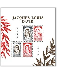 Bloc Jacques-Louis David, timbres de France