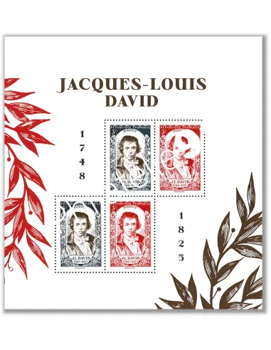 Bloc Jacques-Louis David, timbres de France