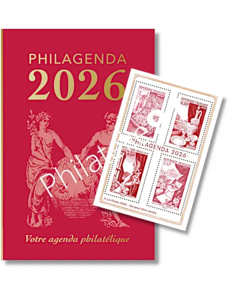 Philagenda 2026, collection timbres France