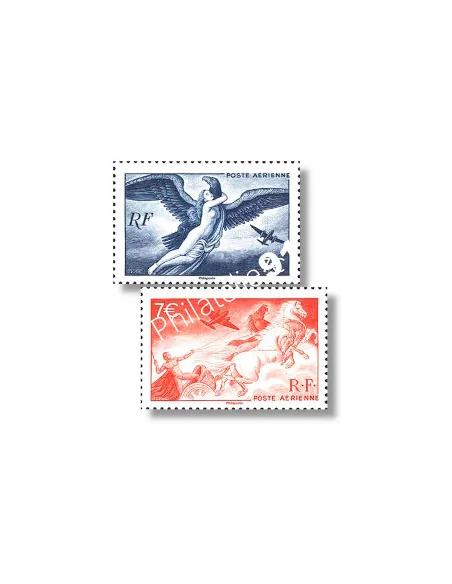 2 timbres Mythologie, salon d'Automne Paris 2025, timbres France