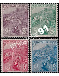 Monaco, n° 27 à 30, Collection timbres Monaco