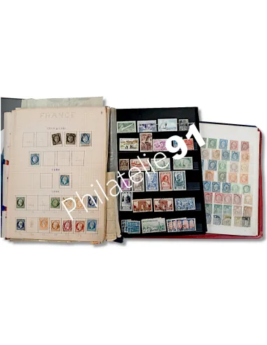 Lot de timbres de France, timbres France