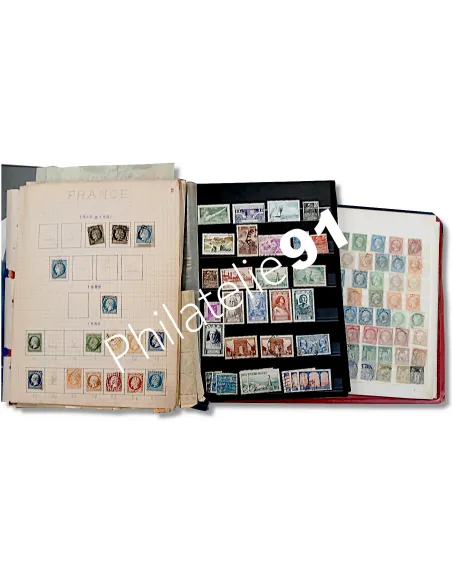 Lot de timbres de France, timbres France