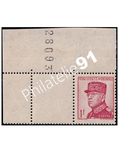 Monaco, n° 163a , variété rose, collection timbres Monaco