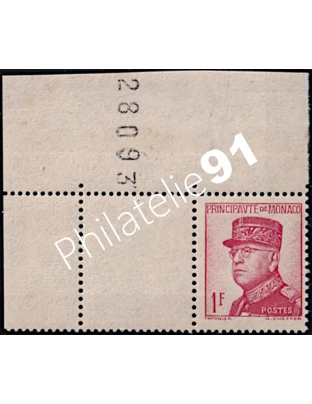 Monaco, n° 163a , variété rose, collection timbres Monaco