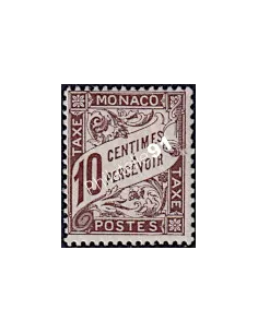 Monaco, Timbre-taxe n° 4, collection timbres Monaco