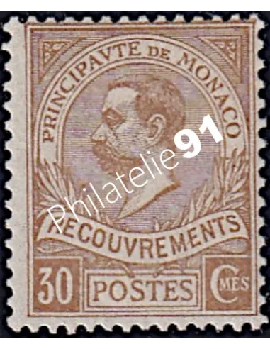 Monaco, Timbre-taxe n° 10 neuf, collection timbres Monaco