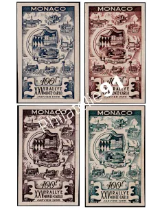 Monaco, n° 420, essais de couleurs, collection timbres Monaco