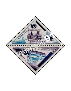 Monaco, n° 461a et 462a neufs en paire, collection timbres Monaco