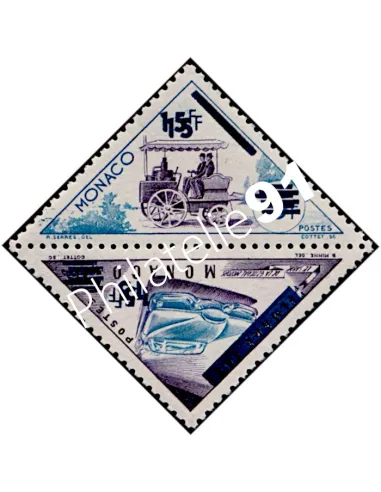 Monaco, n° 461a et 462a neufs en paire, collection timbres Monaco