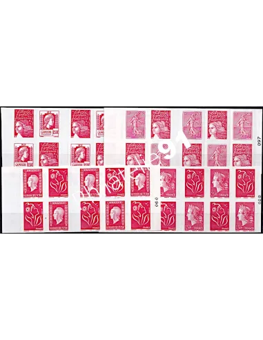 collection de timbres,  Lot de carnets de timbres