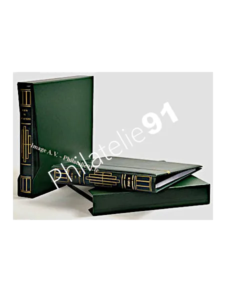 AV, Reliure et boitier, matériel philatélique